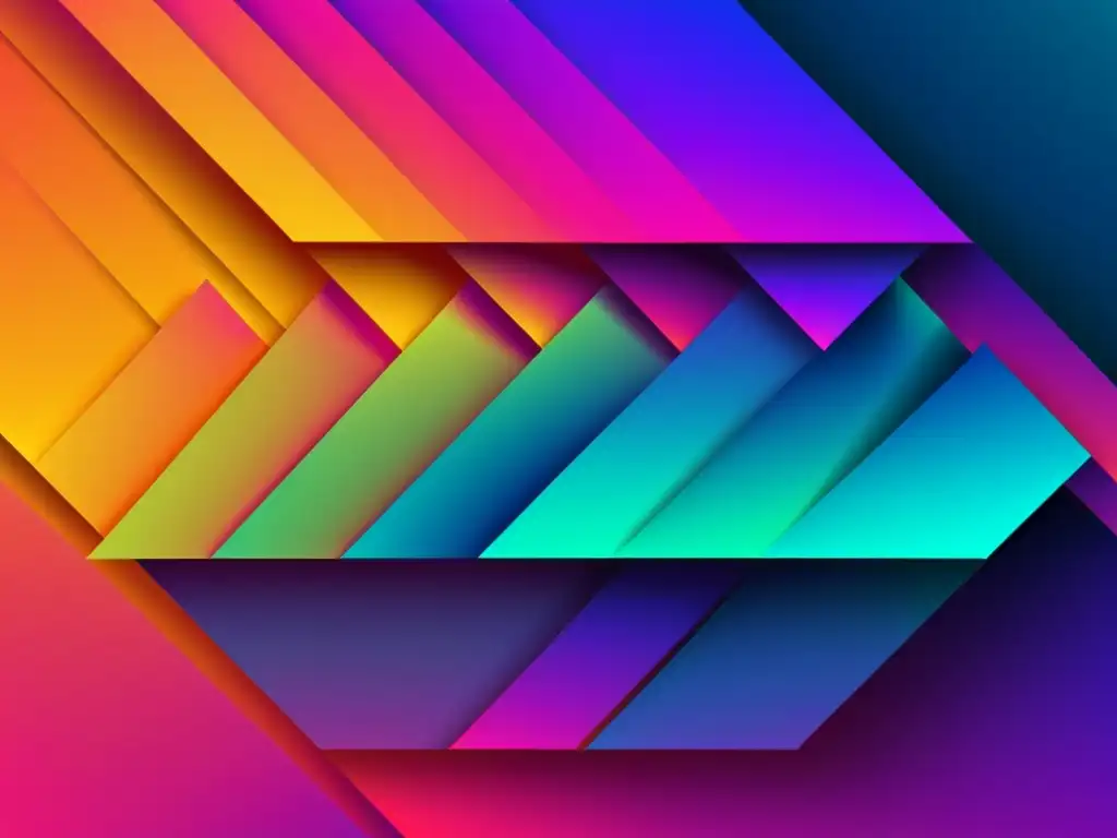 Animación SVG de precisión y sofisticación Una animación minimalista de una compleja forma geométrica que se transforma en un patrón hipnótico con líneas elegantes y colores vibrantes
