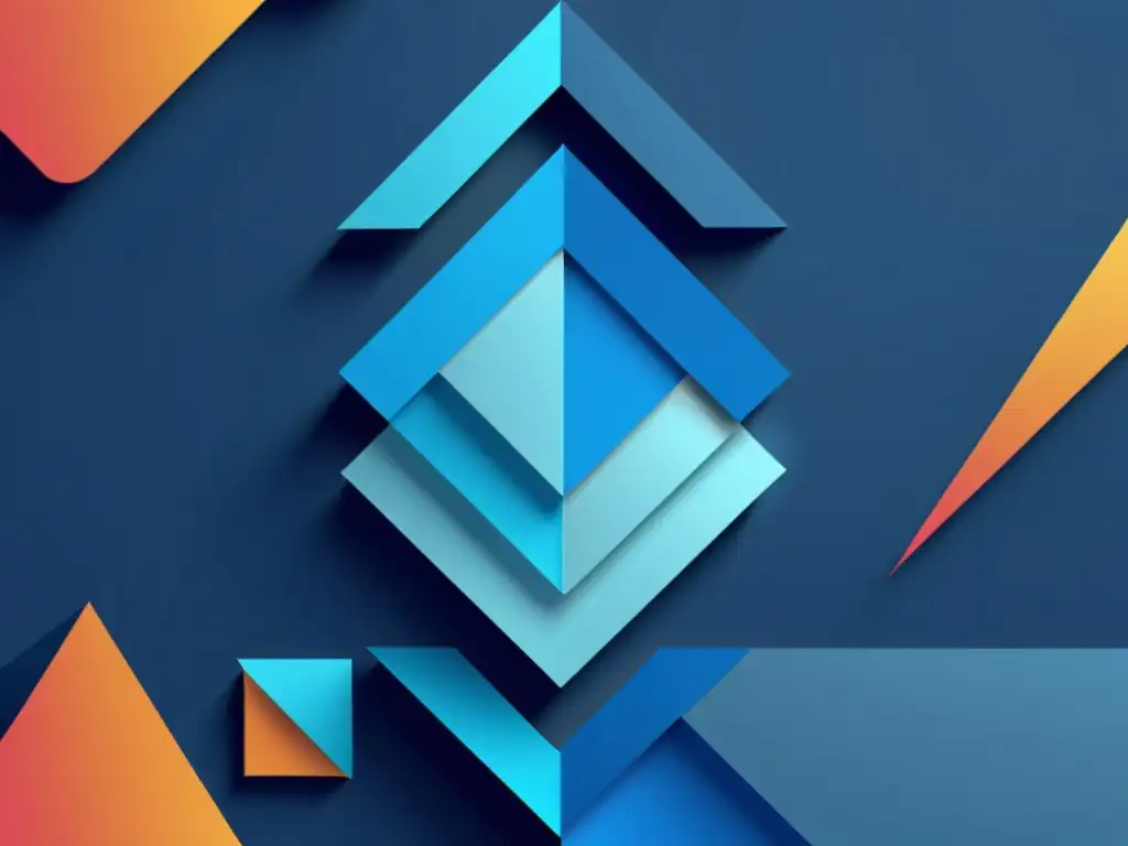 Animación SVG minimalista: patrón geométrico evolutivo en azules vibrantes Animaciones SVG con JavaScript avanzado: Geometría minimalista en tonos vibrantes y metálicos