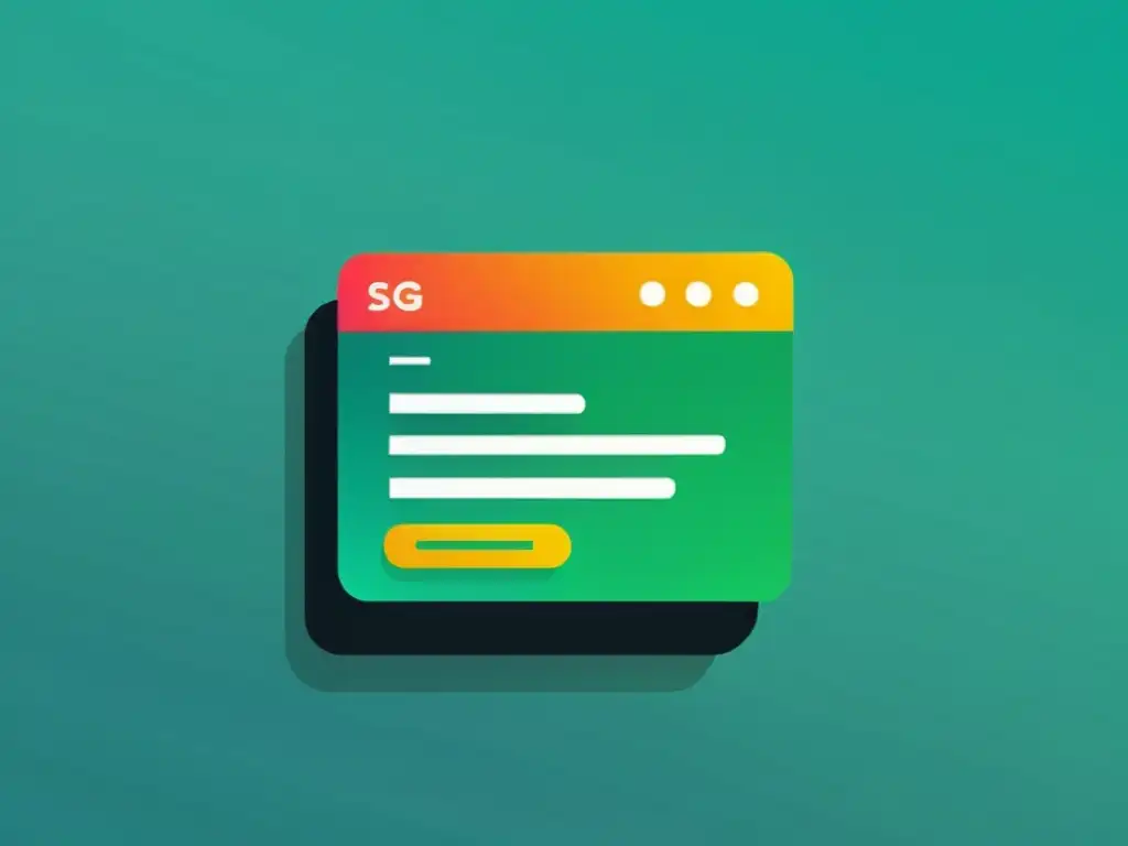 Gráficos SVG animados: fusión creativa Animaciones SVG con Promesas JavaScript: Ilustración minimalista de un gráfico dinámico, fluído y cautivador que fusiona creatividad y expertise técnico