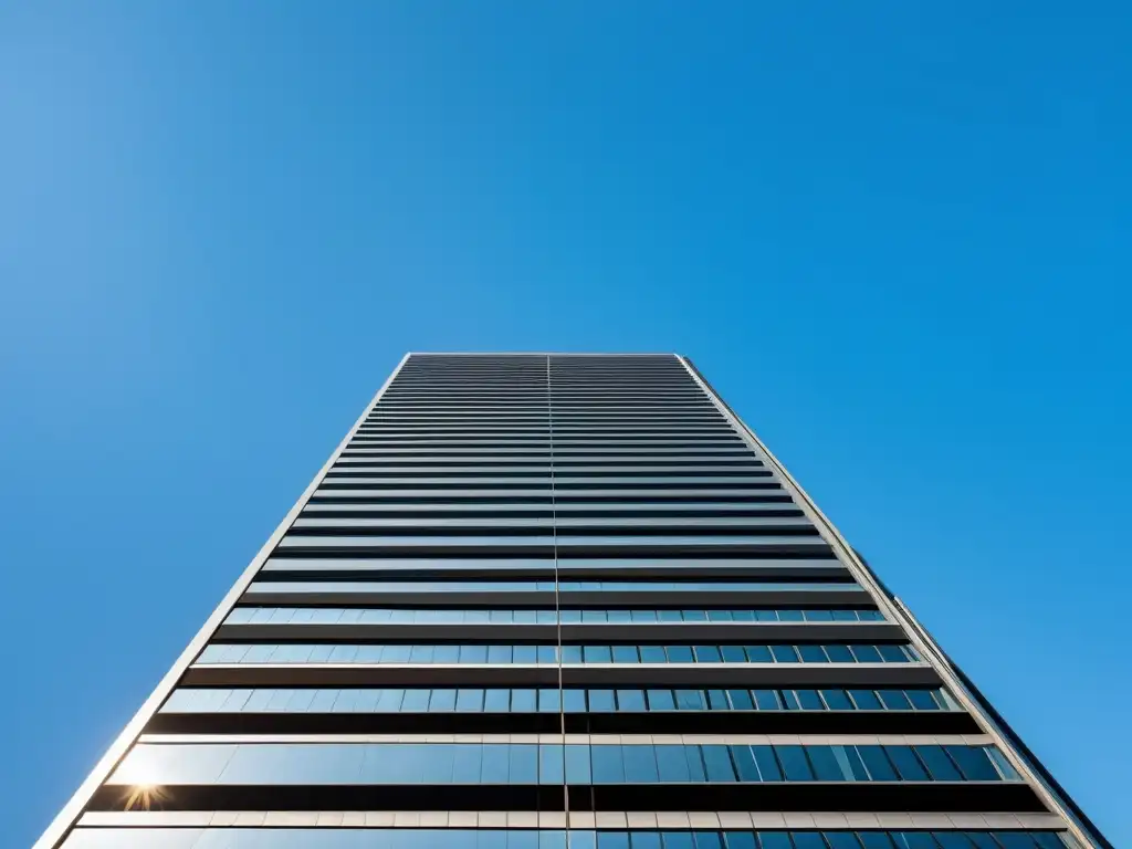 Rascacielos moderno: nodo de fuerza y estabilidad Arquitectura escalable con Node