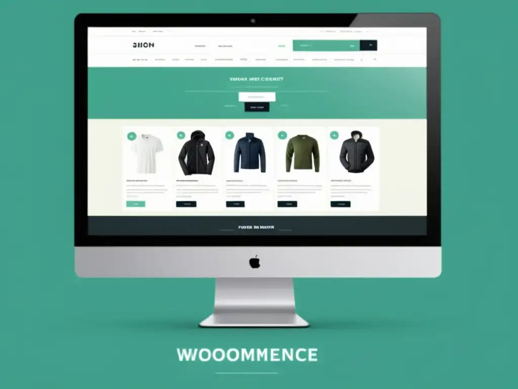 Interfaz de WooCommerce: Navegación intuitiva y atractiva Captura de pantalla de una mejora UX/UI para WooCommerce que ofrece un diseño limpio y atractivo, navegación intuitiva y proceso de pago sin problemas