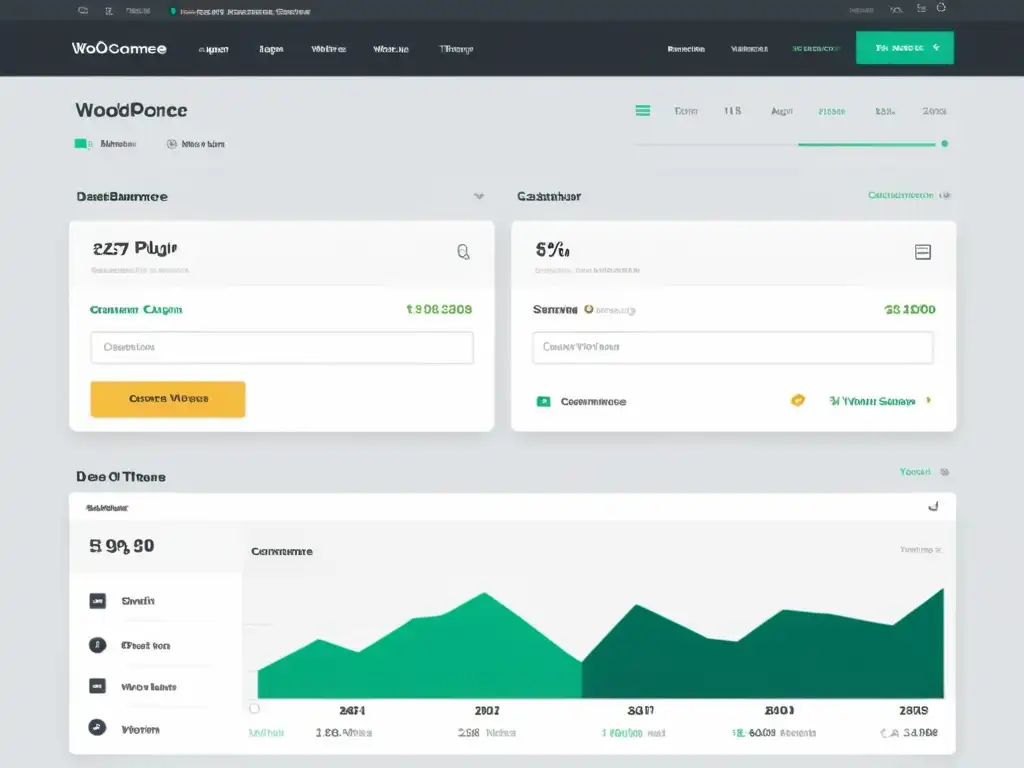 Personaliza tu tema WooCommerce con estilo Captura de pantalla del panel de WordPress con el plugin WooCommerce, mostrando opciones de personalización profunda para el tema WordPress