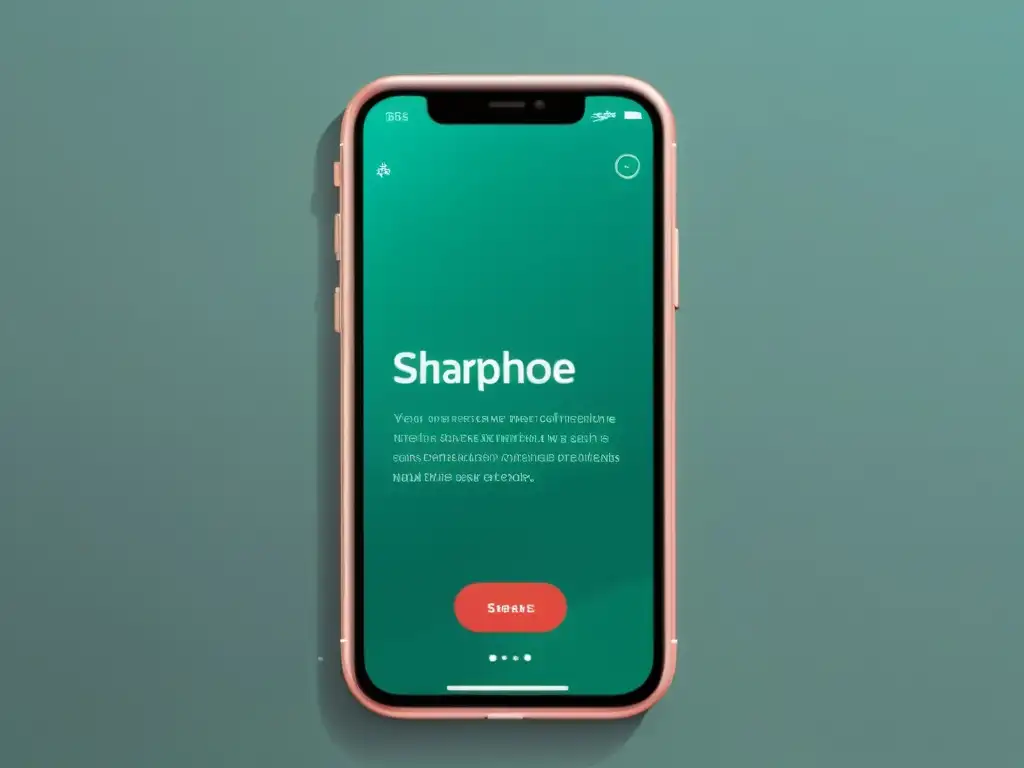 Microinteracciones fluidas en Adobe XD: Experiencia de usuario moderna Captura de pantalla de smartphone con microinteracciones en Adobe XD, destacando la experiencia de usuario y diseño de interfaz