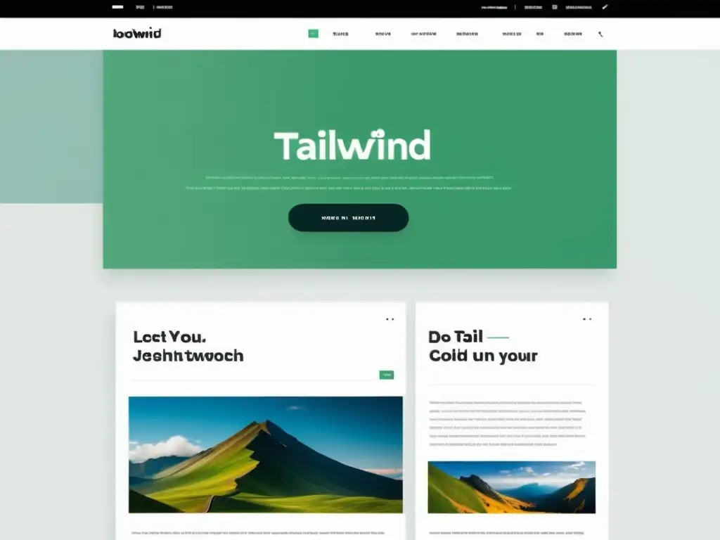 Comparación visual: Tailwind vs Bootstrap 2023 Comparativa del diseño web Tailwind vs Bootstrap 2023: contraste de estilos y estética profesional