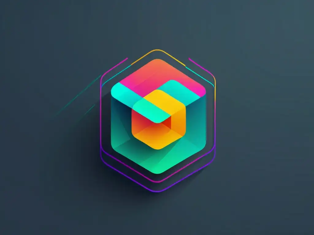Animación SVG compleja: movimientos intrincados y colores vibrantes Compleja animación SVG con líneas elegantes y colores vibrantes, destacando técnicas avanzadas animaciones JavaScript SVG