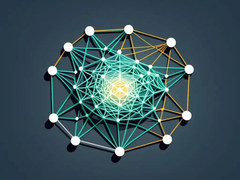 Red de API: Ilustración minimalista de nodos interconectados Creación de una red de nodos API interconectados con PHP y Laravel