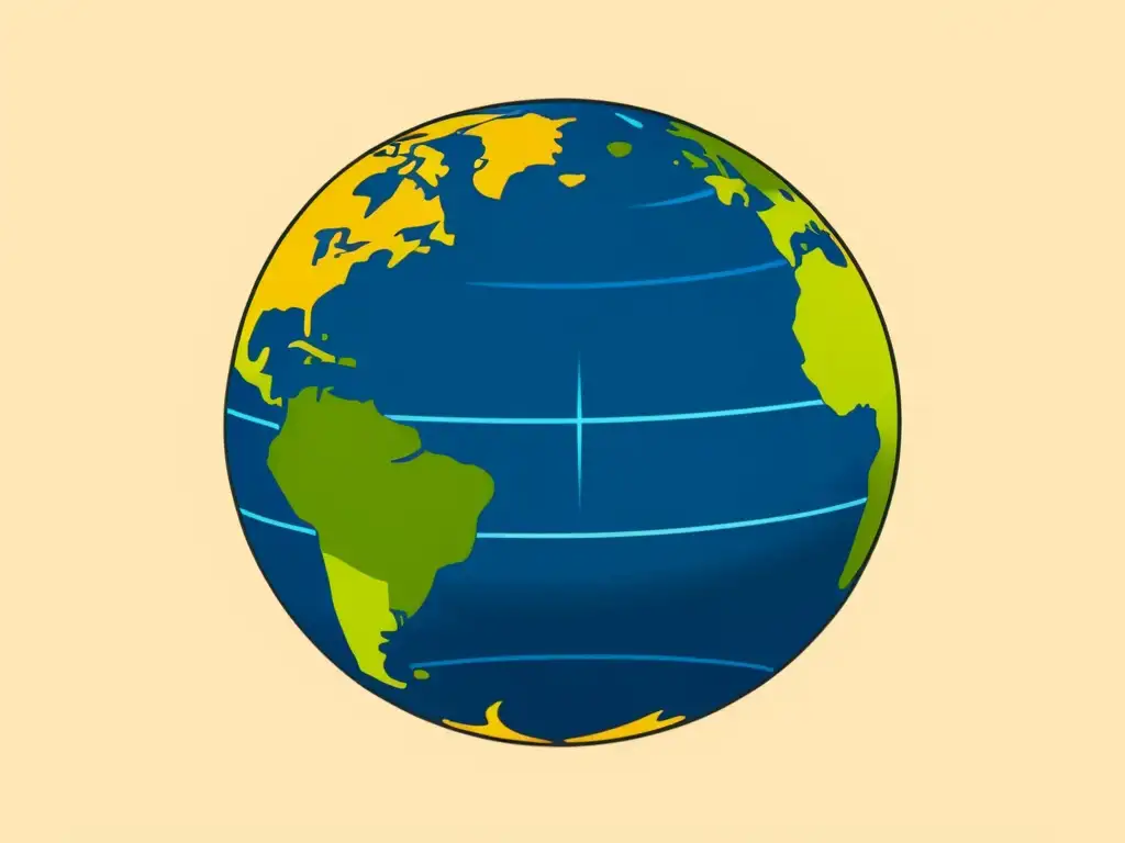 Animación SVG de alta resolución: globo terráqueo girando Animación SVG cross-browser JavaScript de un globo terráqueo girando suavemente, con continentes y océanos definidos en tonos de azul y verde