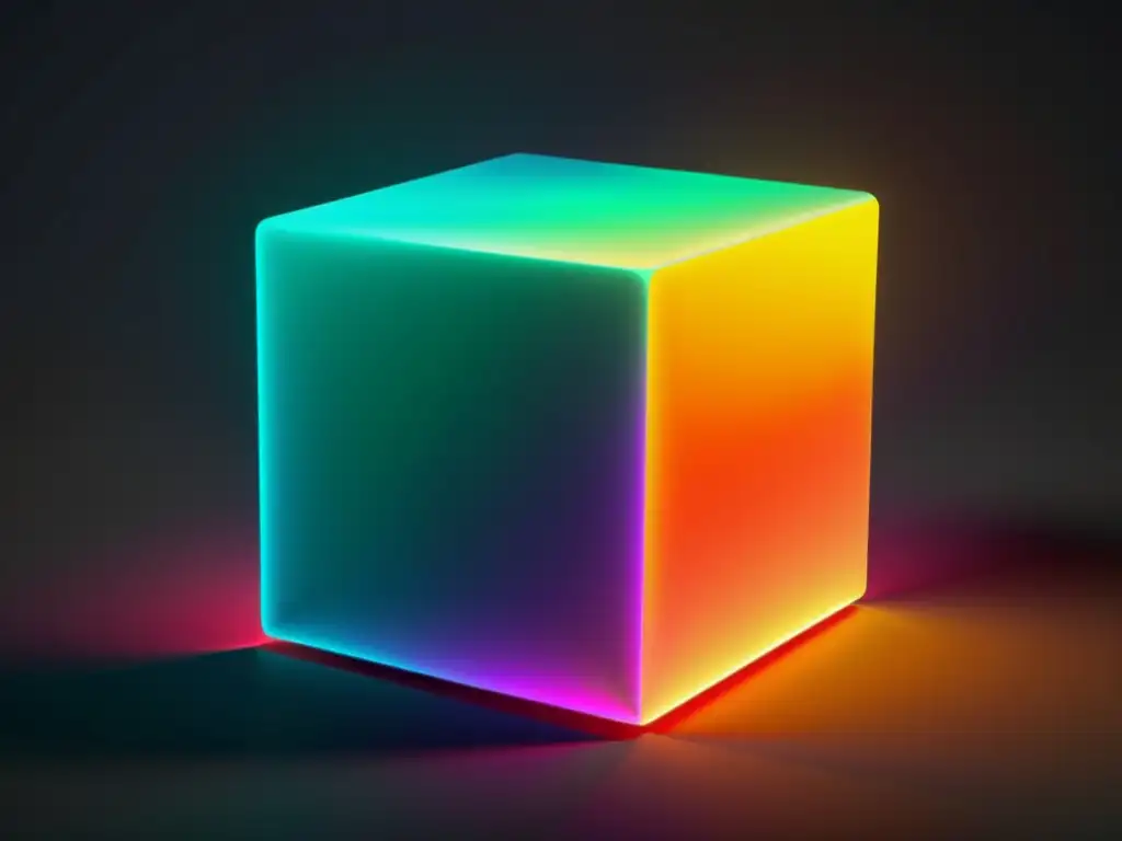 Animación 3D de un cubo con Three Animación WebGL de un cubo tridimensional con Three