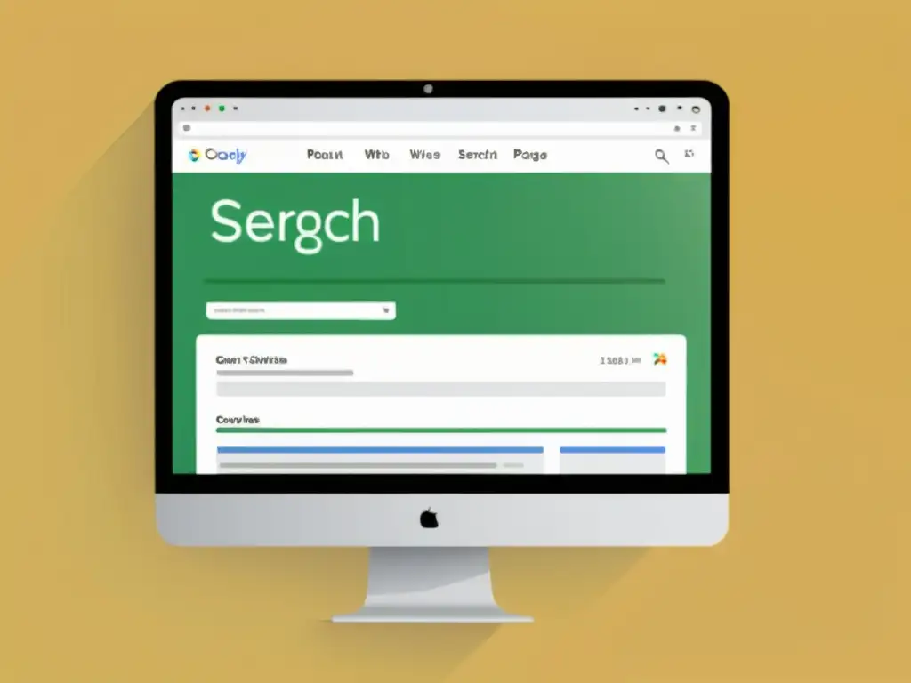 Resultados de búsqueda enriquecidos: aumenta CTR con datos estructurados Aumenta CTR con Datos Estructurados: Ilustración minimalista de una SERP resaltando un rich snippet con datos estructurados, potenciando la visibilidad y CTR