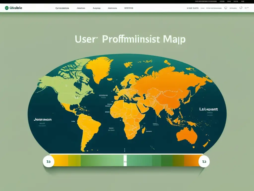 Detalle de un mapa de imagen HTML interactivo con diseño moderno y transiciones suaves