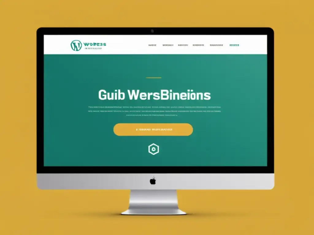 Diseño WordPress Gutenberg: Minimalista y Profesional Diseño web con Gutenberg avanzado: Imagen minimalista de un sitio WordPress moderno y elegante, con integraciones avanzadas y tipografía sofisticada