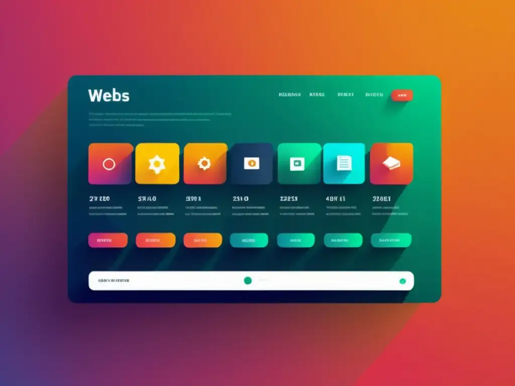 Animaciones CSS dinámicas para web: innovación y sofisticación Un diseño web minimalista con técnicas avanzadas de animaciones dinámicas CSS, exudando sofisticación e innovación