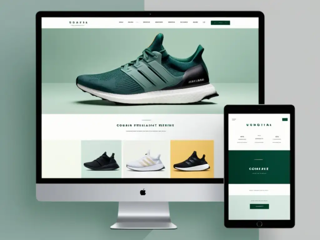 Diseño ecommerce minimalista y sofisticado para web Captura la elegancia y profesionalismo de un diseño web responsive con Tailwind CSS