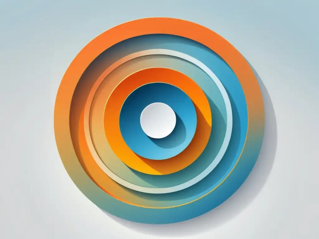 Esfera de carga minimalista en transición de colores Un elegante spinner de carga con transiciones de color suaves, evocando progreso y anticipación
