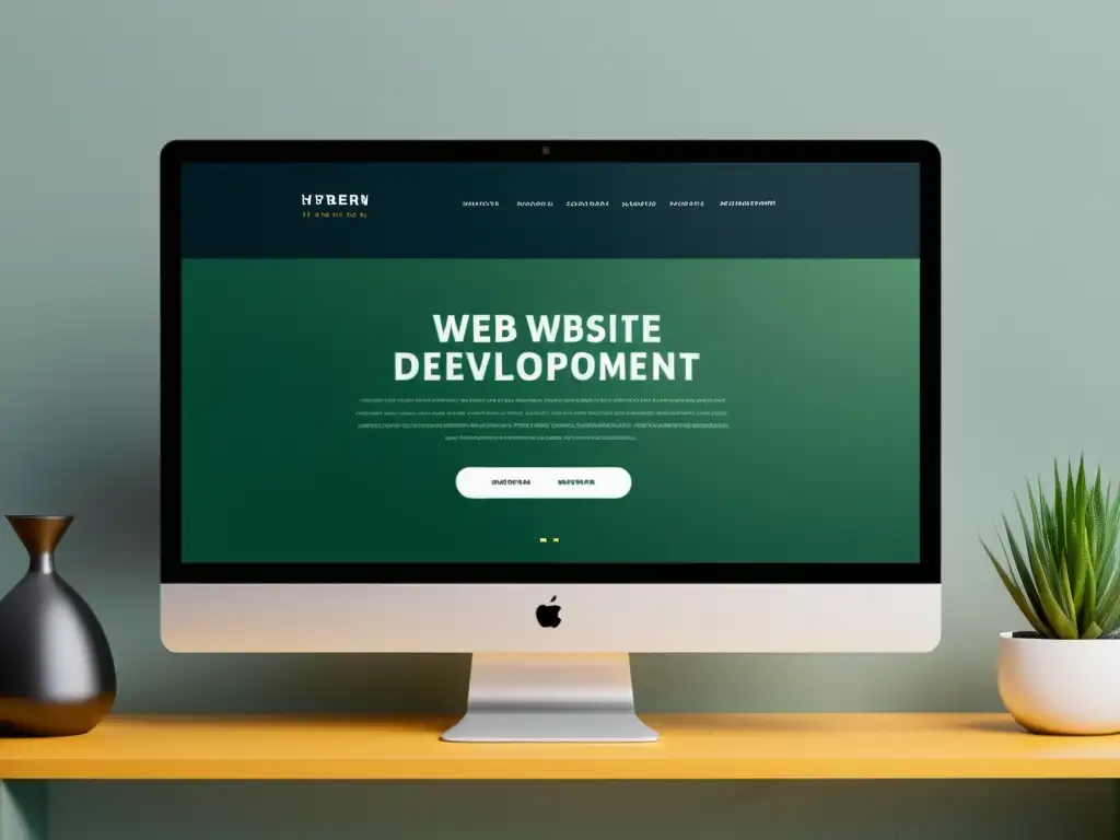 Elegante desarrollo web: sitio 8k moderno y sofisticado Captura la esencia del desarrollo web experto con un sitio web elegante y sofisticado en alta resolución