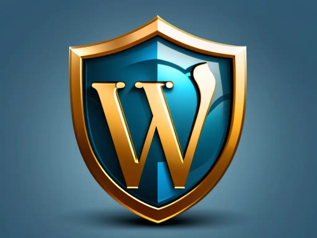 Icono de plugin de WordPress rodeado de un escudo, simbolizando desarrollo seguro de plugins WordPress