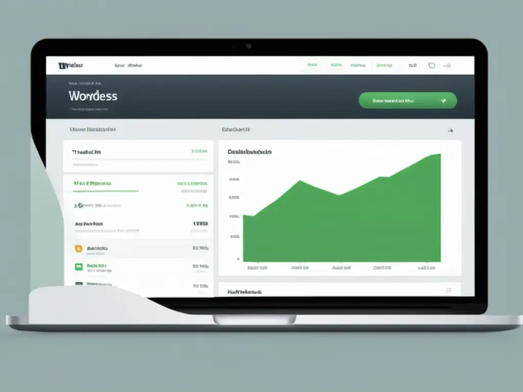 Dashboard WordPress profesional y accesible con Metabox destacado Una imagen del dashboard moderno y minimalista de WordPress, resaltando la integración de metaboxes para agregar datos a posts