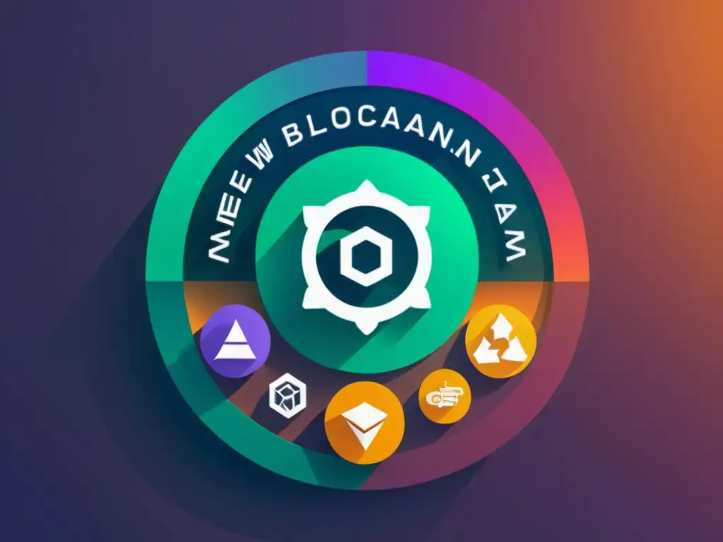 Interfaz web futurista para tokenizar activos digitales Interfaz futurista de tokenización de activos en la web con detalles de blockchain y diseño moderno en colores nítidos