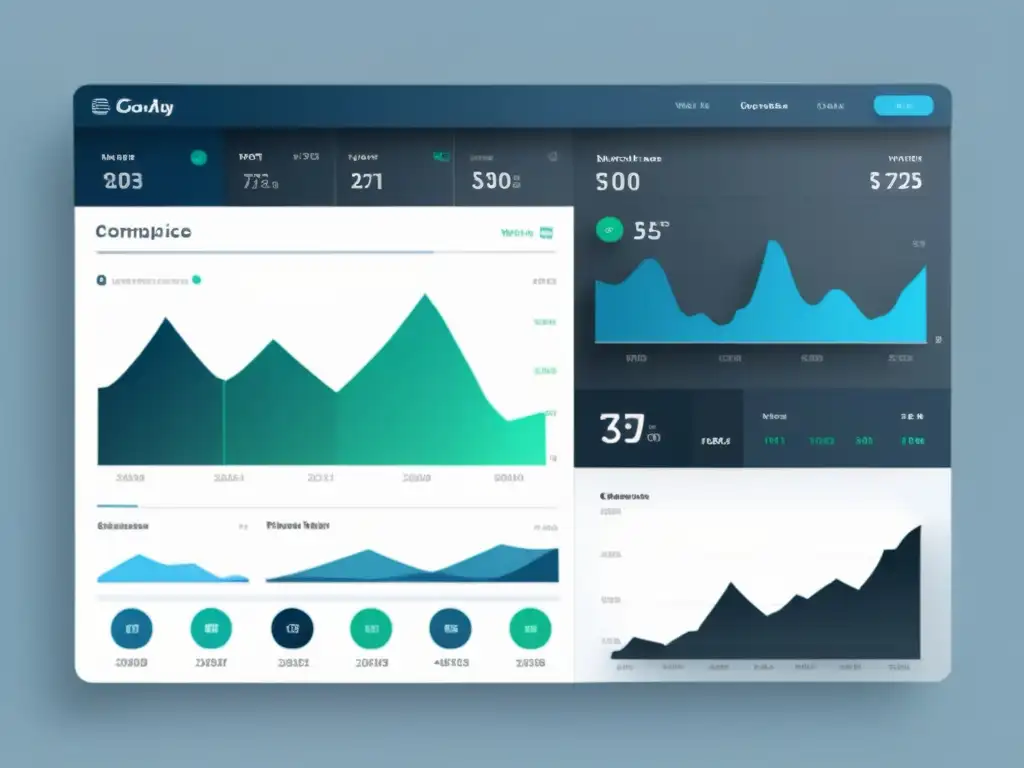 Interfaz financiera moderna y profesional Interfaz web minimalista de una app financiera con diseño profesional, navegación intuitiva y gráficos interactivos