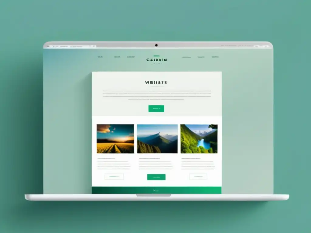 Diseño web minimalista y moderno para una experiencia de usuario intuitiva Interfaz web moderna y minimalista con las mejores prácticas SEO para PWA
