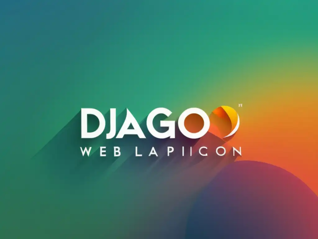 Interfaz web de alta gama con Django: elegancia y sofisticación Interfaz de aplicación web potente con Django: líneas limpias, gradientes sutiles y elegante tipografía, evocando sofisticación en el desarrollo web