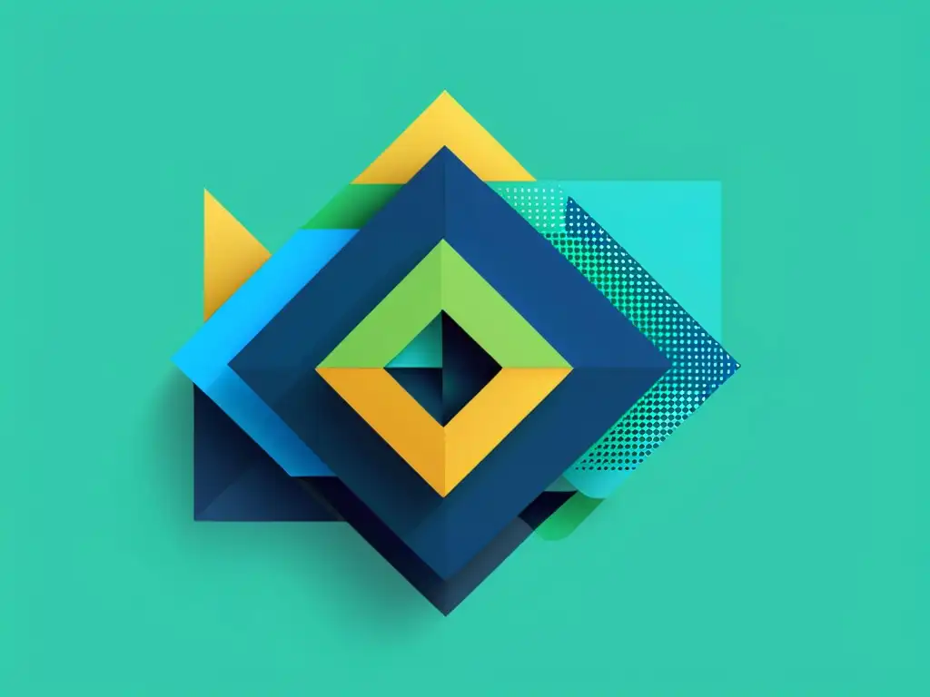 Animación detallada de SVG: movimientos geométricos fluidos con JavaScript Una animación SVG con JavaScript avanzado muestra la fluidez de formas geométricas en azules y verdes