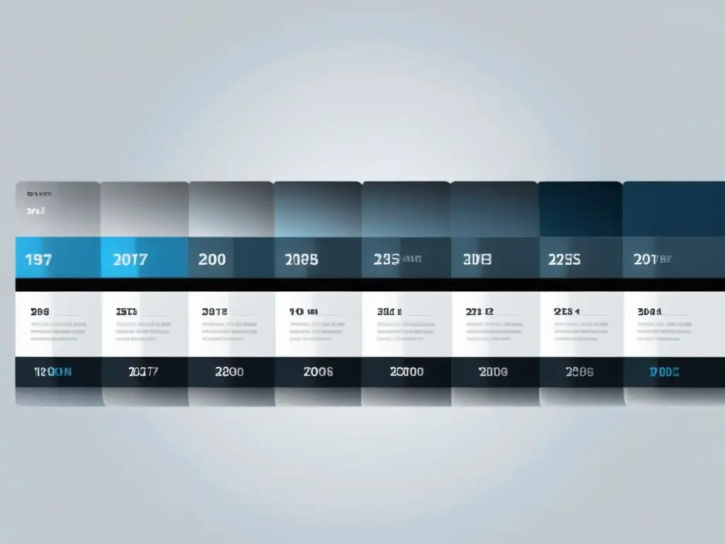Timeline de animación CSS: Precisión y profesionalismo en azul y gris Una línea de tiempo de animación CSS precisa y pulcra, con keyframes precisos y transiciones suaves