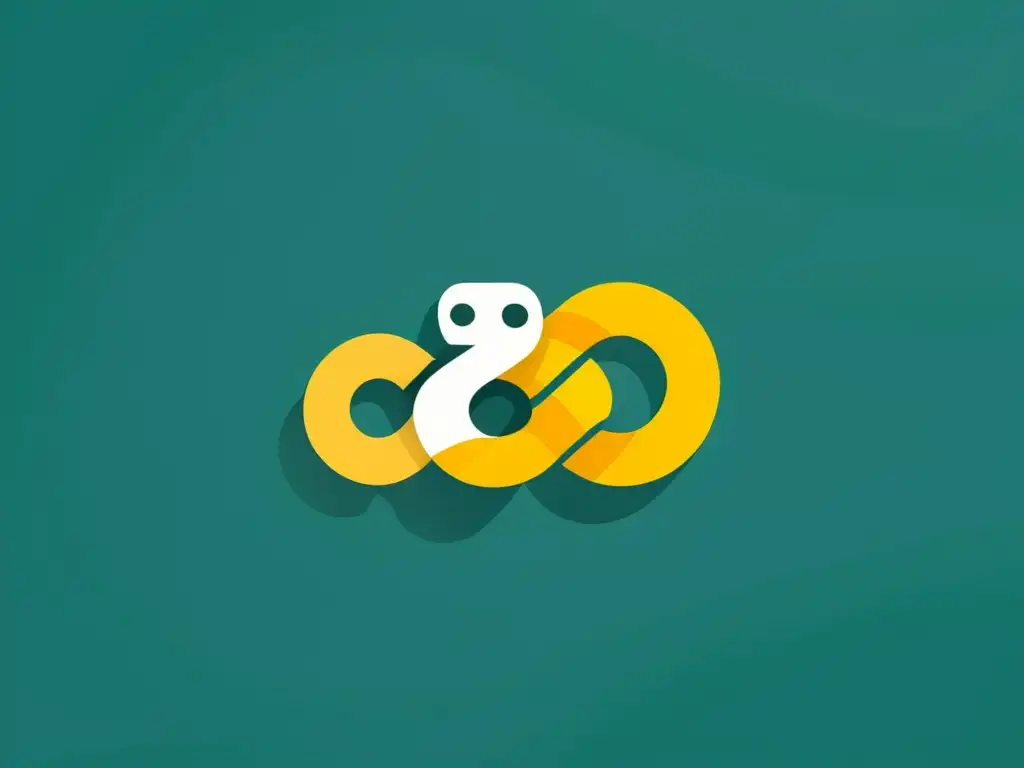 Integración de Python y SEO: Ilustración Minimalista Ilustración minimalista de código de programación Python con técnicas de SEO integradas, destacando la fusión entre programación y SEO con Python