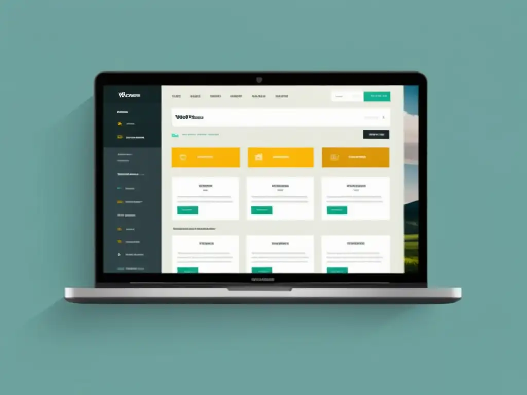 Personaliza tu WordPress con WooCommerce Una ilustración minimalista de personalización profunda para WooCommerce tema WordPress, con una interfaz moderna y personalizable
