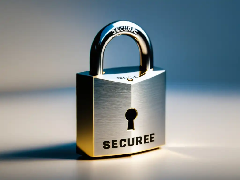 Padlock con campos personalizados: seguridad avanzada en WordPress Un moderno candado seguro con opciones avanzadas de campos personalizados grabadas