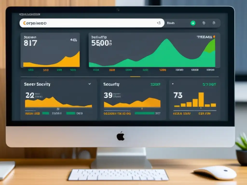 Dashboard de Seguridad WordPress: Protección Proactiva Panel de seguridad WordPress con alertas en tiempo real y datos de monitoreo, defensa proactiva contra ataques comunes
