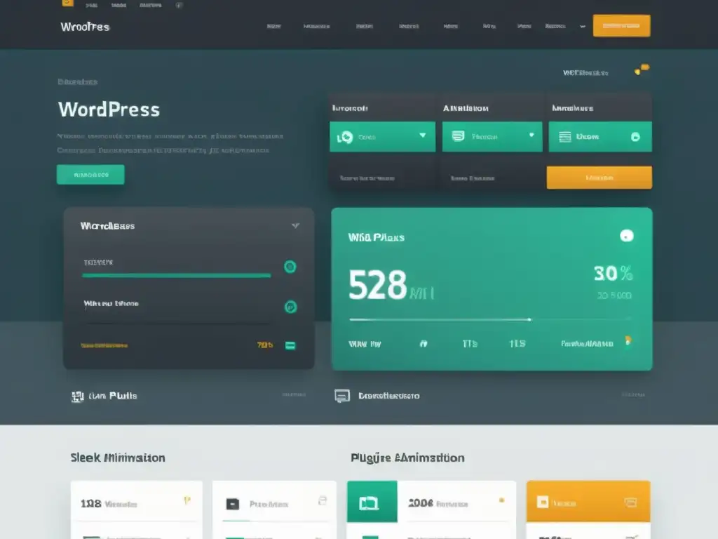 Personalización profesional y sencilla del panel de WordPress Personalización de interfaz de administración WordPress: diseño minimalista, navegación intuitiva y personalización de widgets con facilidad