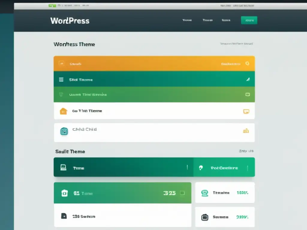 Personaliza tu sitio web en WordPress con facilidad Personalización de tema Child en WordPress sin perder actualizaciones: interfaz moderna y personalizable, colores profesionales y diseño amigable