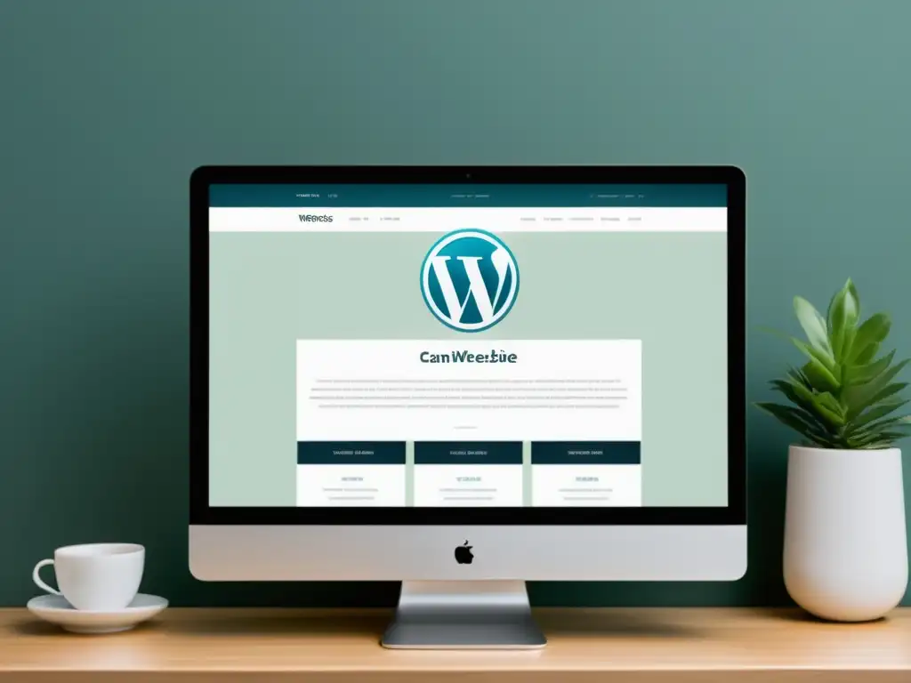 Diseño web moderno y profesional con WordPress y Headless CMS Configurar sitio web WordPress Headless CMS: Interfaz web moderna y minimalista en pantalla de alta resolución, con diseño profesional y amigable