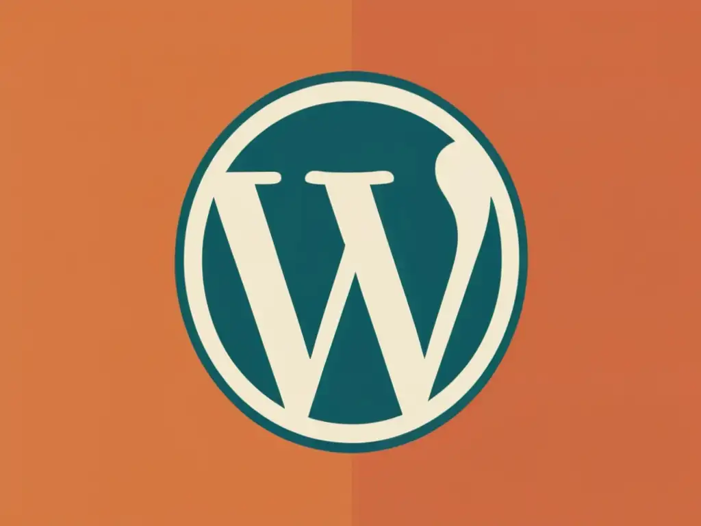 Integración de headless CMS en WordPress: ilustración minimalista y moderna Un sitio web WordPress con integración de headless CMS que muestra una separación clara entre el sistema de gestión de contenido y el diseño frontend