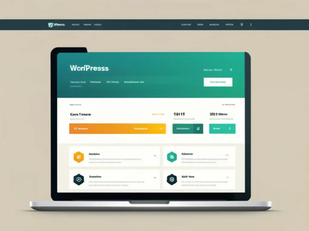 Personalización intuitiva de tema WordPress: moderno y profesional Personalizar tema Child WordPress sin perder actualizaciones: Ilustración minimalista de personalización de tema en WordPress, moderna y profesional