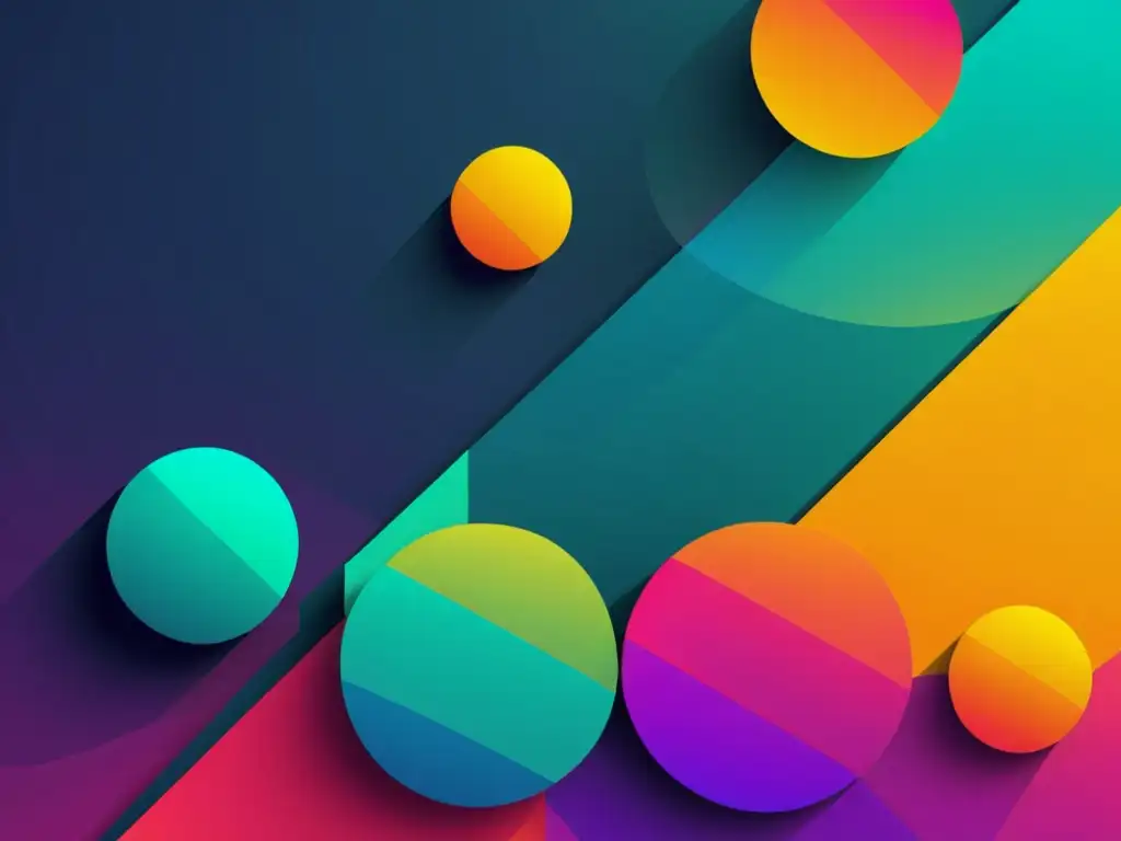 Animación geométrica vibrante en SVG, Canvas y WebGL Vibrante animación abstracta con formas y líneas conectadas, demostrando el potencial de animaciones avanzadas con SVG, Canvas y WebGL