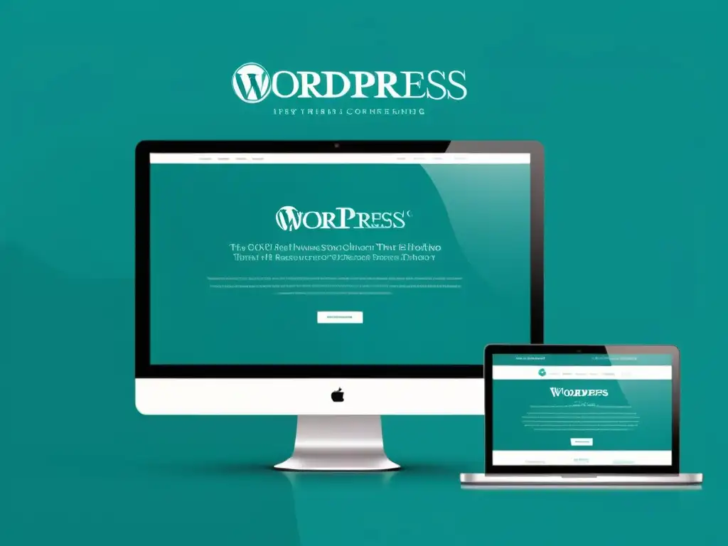 WordPress Theme: Diseño Responsivo y Sofisticado Vista en varios dispositivos de un elegante tema de WordPress, mostrando su diseño reactivo y colores vibrantes