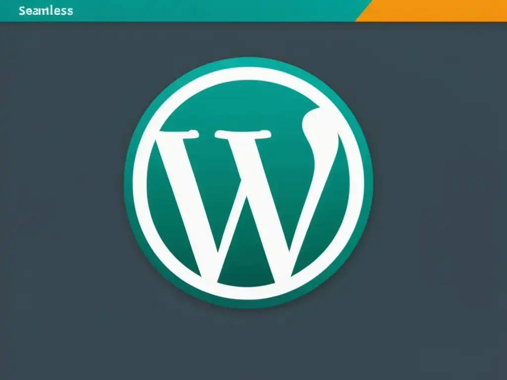 Interfaz WordPress moderna con integración de API Vista minimalista de un sitio web de WordPress con integración de APIs, reflejando eficiencia y profesionalismo